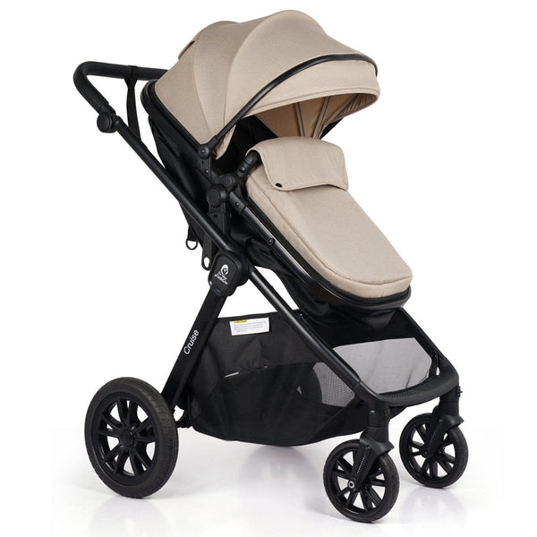 For Your Little One Cruise 3 In 1 Travel System With i - Size Car Seat - Dune Beige - Grade A - For Your Little One