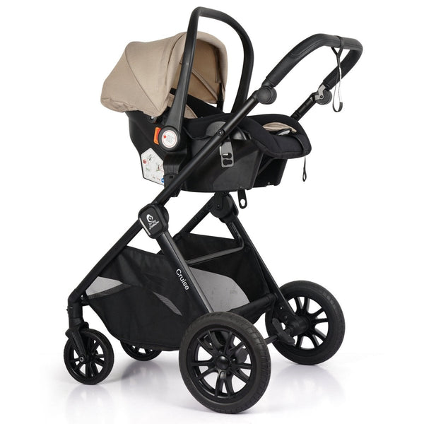 For Your Little One Cruise 3 In 1 Travel System With i - Size Car Seat - Dune Beige - Grade A - For Your Little One