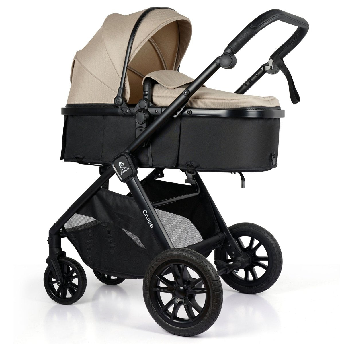 For Your Little One Cruise 3 In 1 Travel System With i - Size Car Seat - Dune Beige - Grade A - For Your Little One