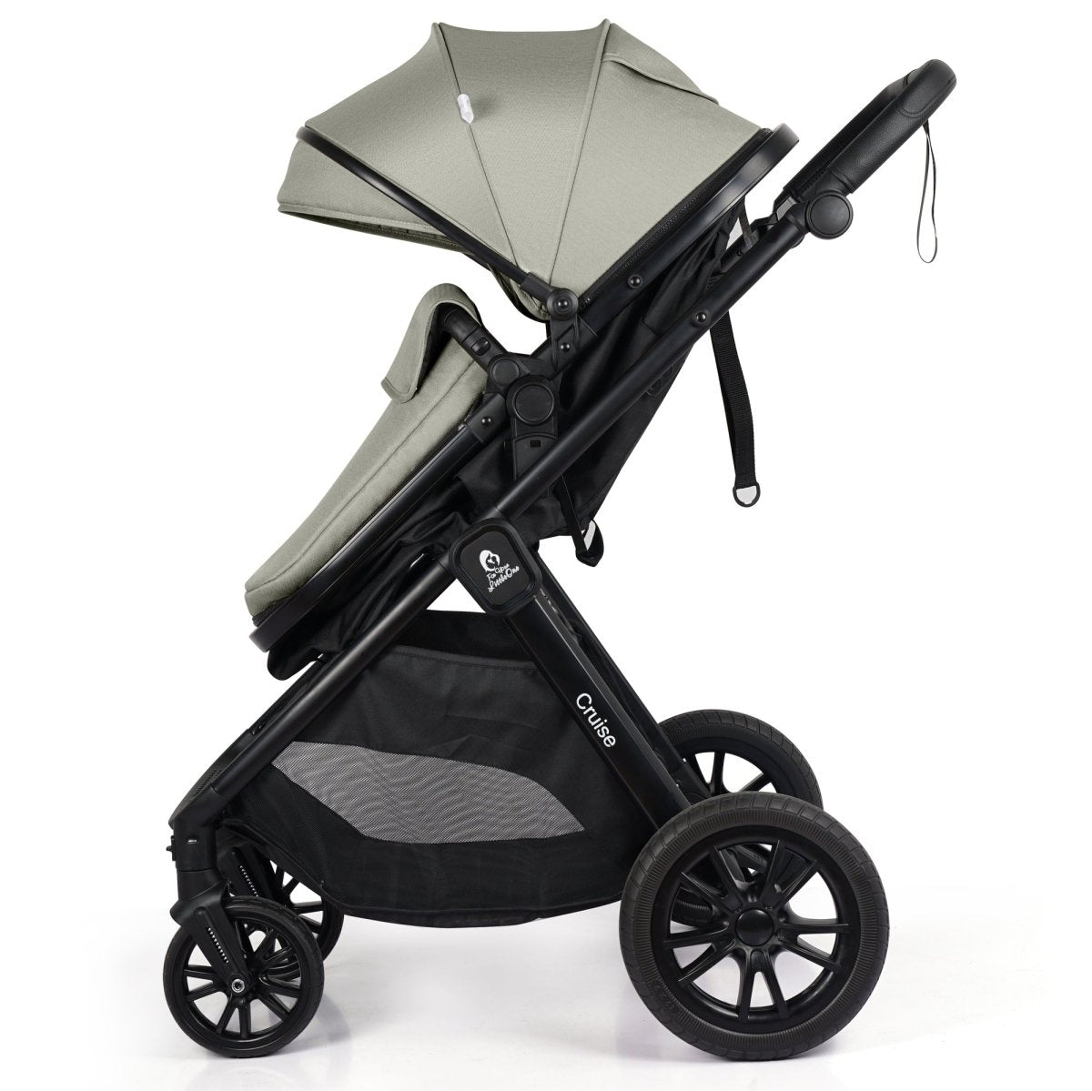 For Your Little One Cruise 3 In 1 Travel System With i - Size Car Seat - Pebble Sage - For Your Little One