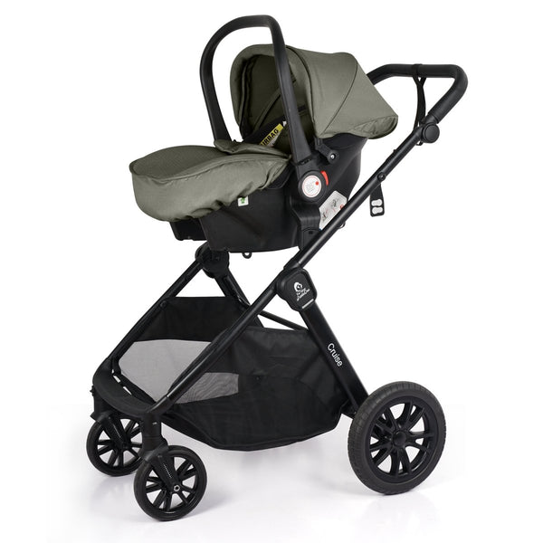 For Your Little One Cruise 3 In 1 Travel System With i - Size Car Seat - Pebble Sage (Free Cupholder And Seat Liner Included!) - For Your Little One