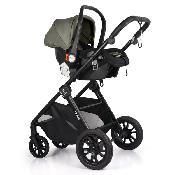 For Your Little One Cruise 3 In 1 Travel System With i - Size Car Seat - Pebble Sage (Free Cupholder And Seat Liner Included!) - For Your Little One
