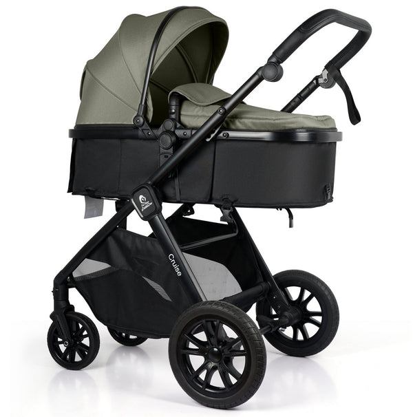 For Your Little One Cruise 3 In 1 Travel System With i - Size Car Seat - Pebble Sage (Free Cupholder And Seat Liner Included!) - For Your Little One
