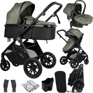 3 in 1 car seat and stroller For Your Little One Cruise 3 in 1 Travel System Pebble Sage