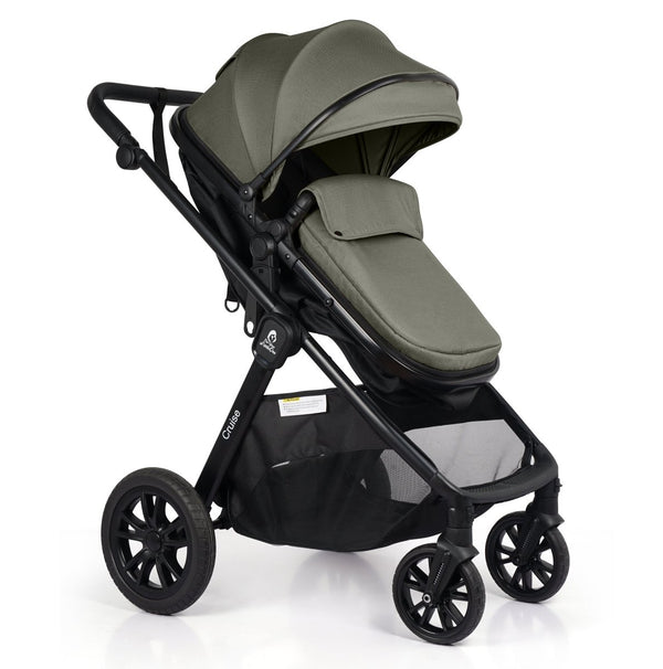 For Your Little One Cruise 3 In 1 Travel System With i - Size Car Seat - Pebble Sage (Free Cupholder And Seat Liner Included!) - For Your Little One