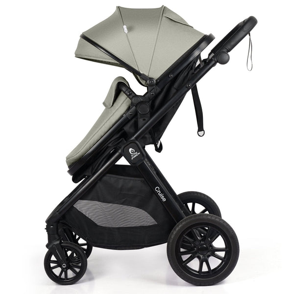 For Your Little One Cruise 3 In 1 Travel System With i - Size Car Seat - Pebble Sage (Free Cupholder And Seat Liner Included!) - For Your Little One