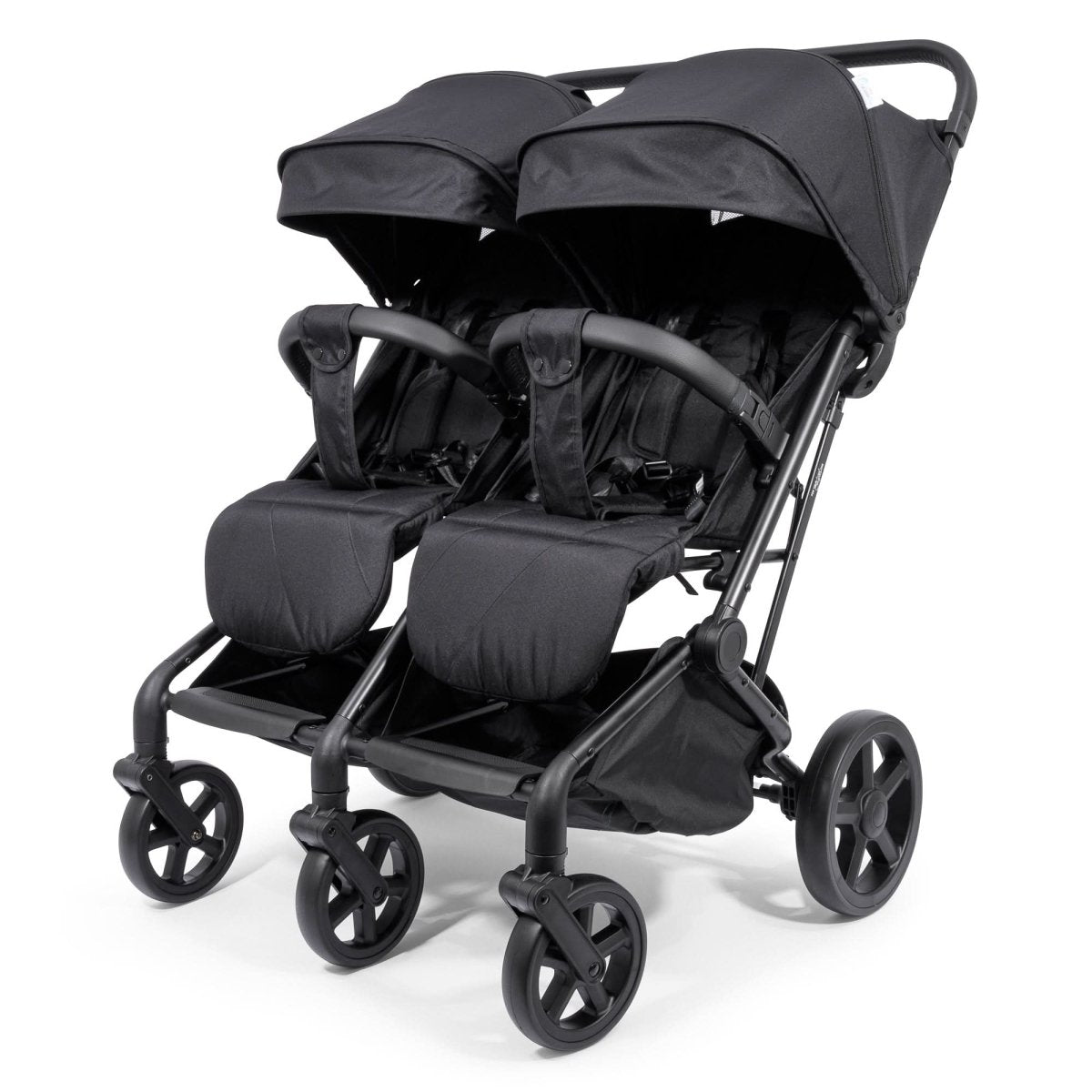 For Your Little One Duo Twin Easyfold Pushchair Raincover Bundle - Black - For Your Little One