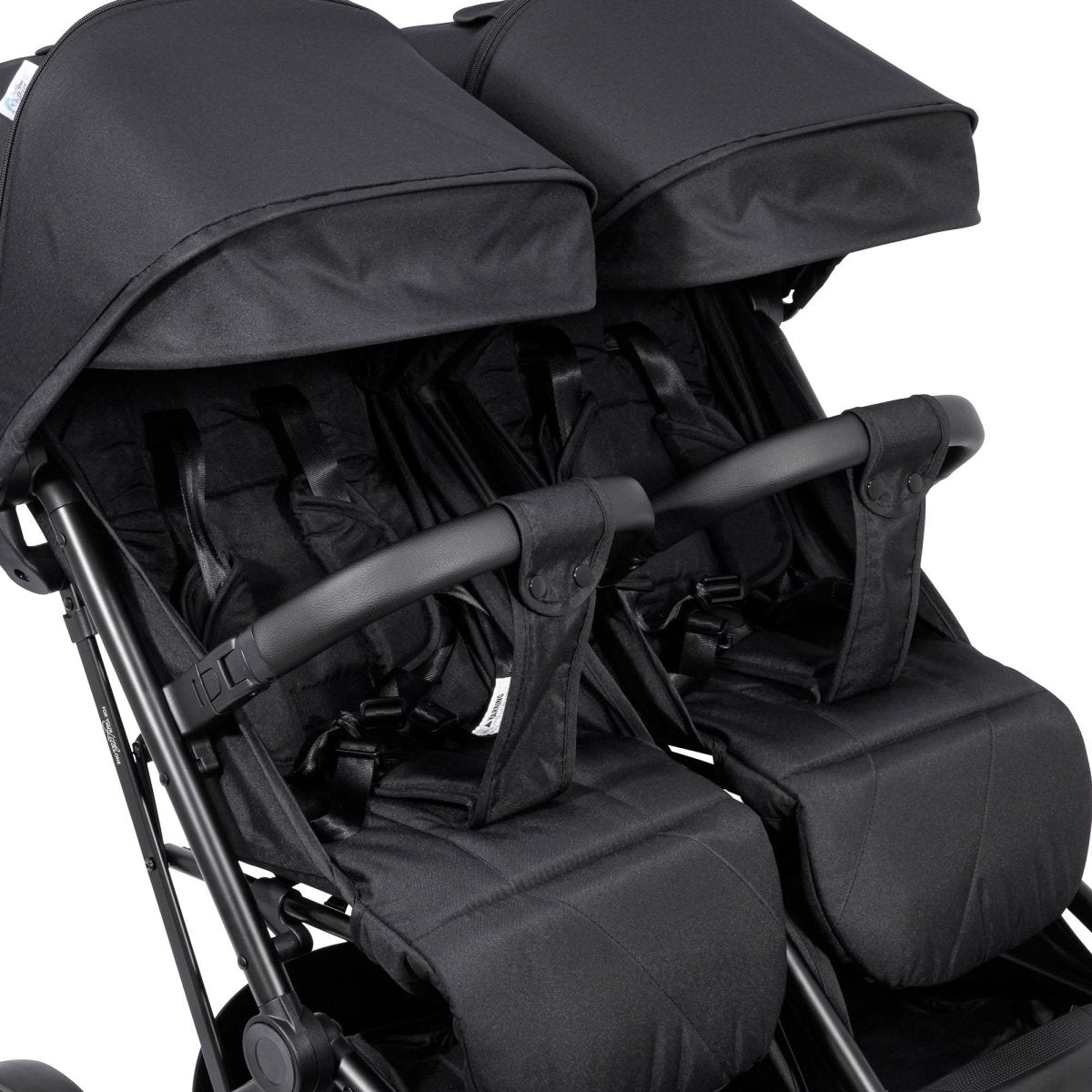 For Your Little One Duo Twin Easyfold Pushchair Raincover Bundle - Black - For Your Little One