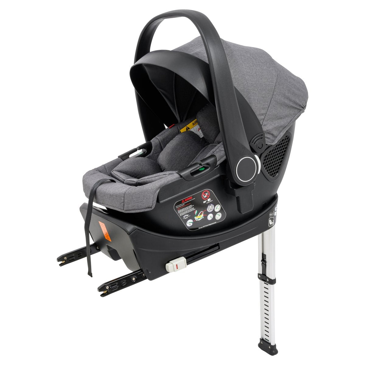 For Your Little One LITE 3 In 1 Travel System with i - Size Car Seat And Base - Slate Grey - For Your Little One