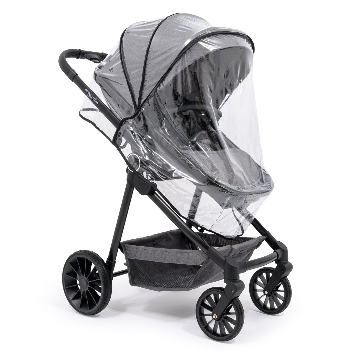 For Your Little One LITE 3 In 1 Travel System with i - Size Car Seat And Base - Slate Grey - For Your Little One