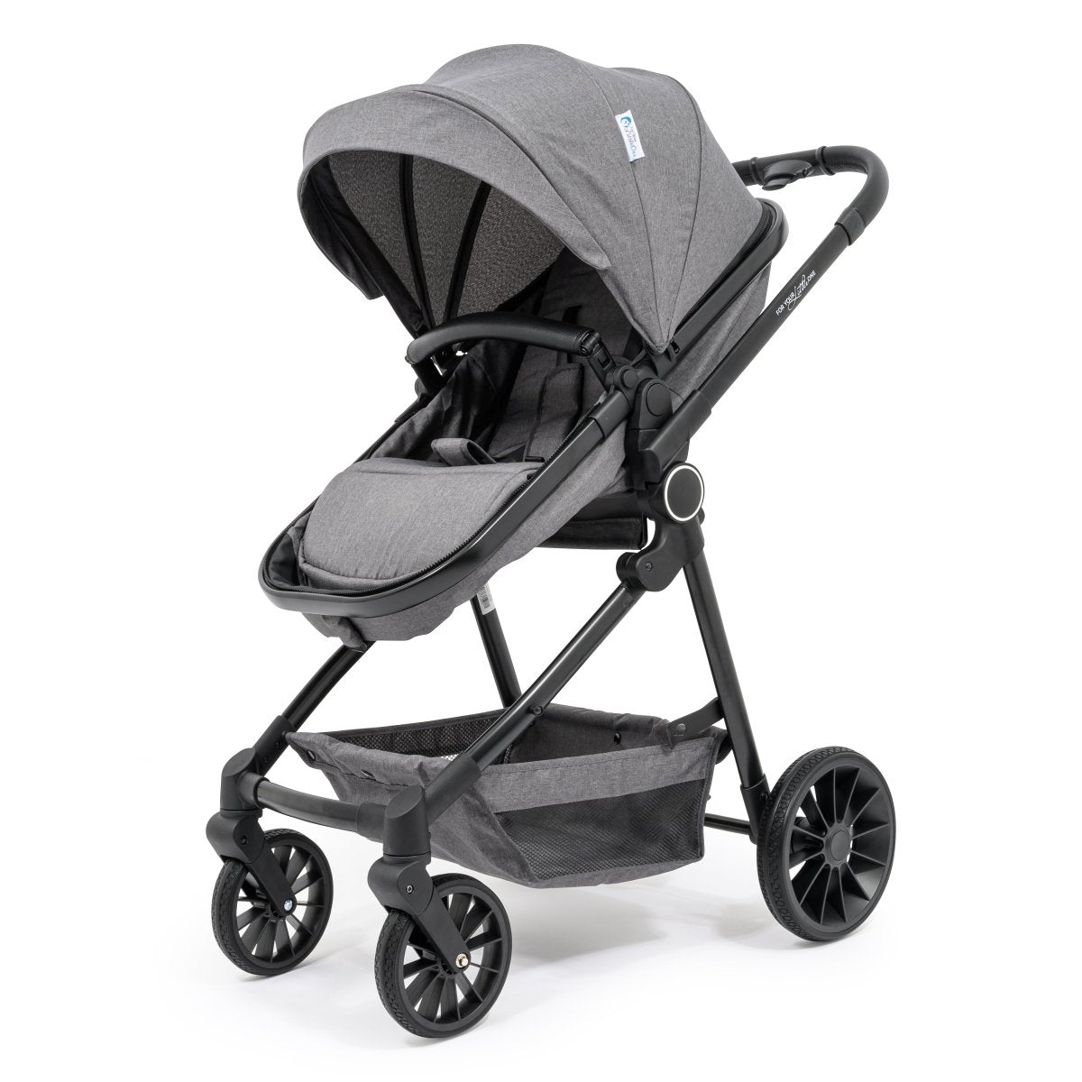 For Your Little One LITE 3 In 1 Travel System with i - Size Car Seat And Base - Slate Grey - For Your Little One