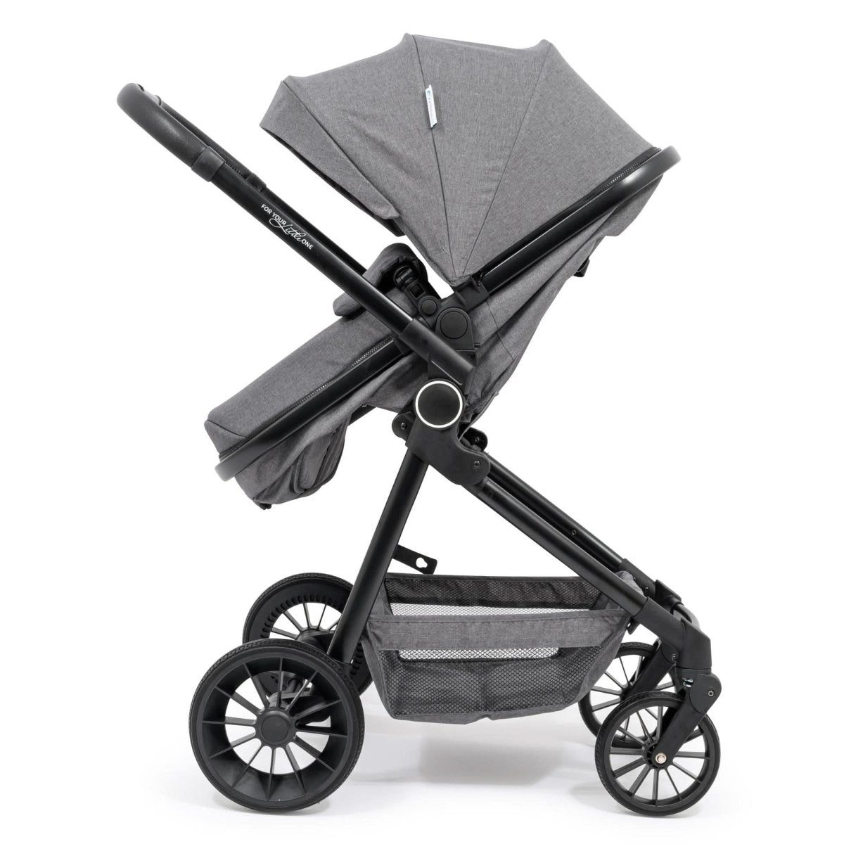 For Your Little One LITE 3 In 1 Travel System with i - Size Car Seat - Slate Grey - Clearance Grade A Return - For Your Little One