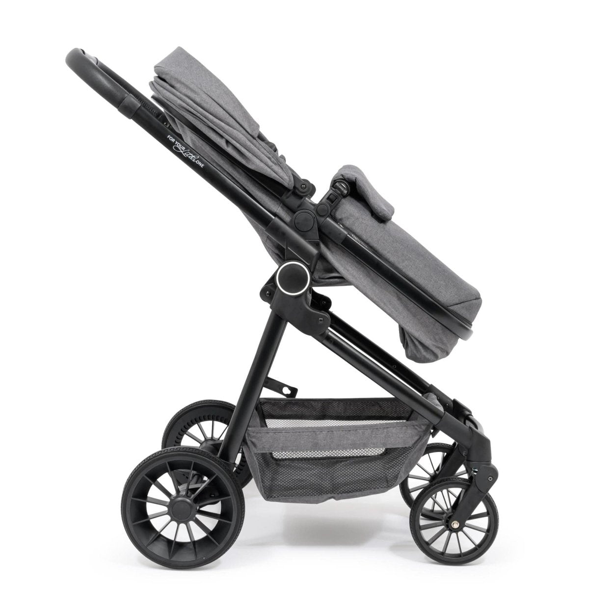 For Your Little One LITE 3 In 1 Travel System with i - Size Car Seat - Slate Grey - Clearance Grade A Return - For Your Little One
