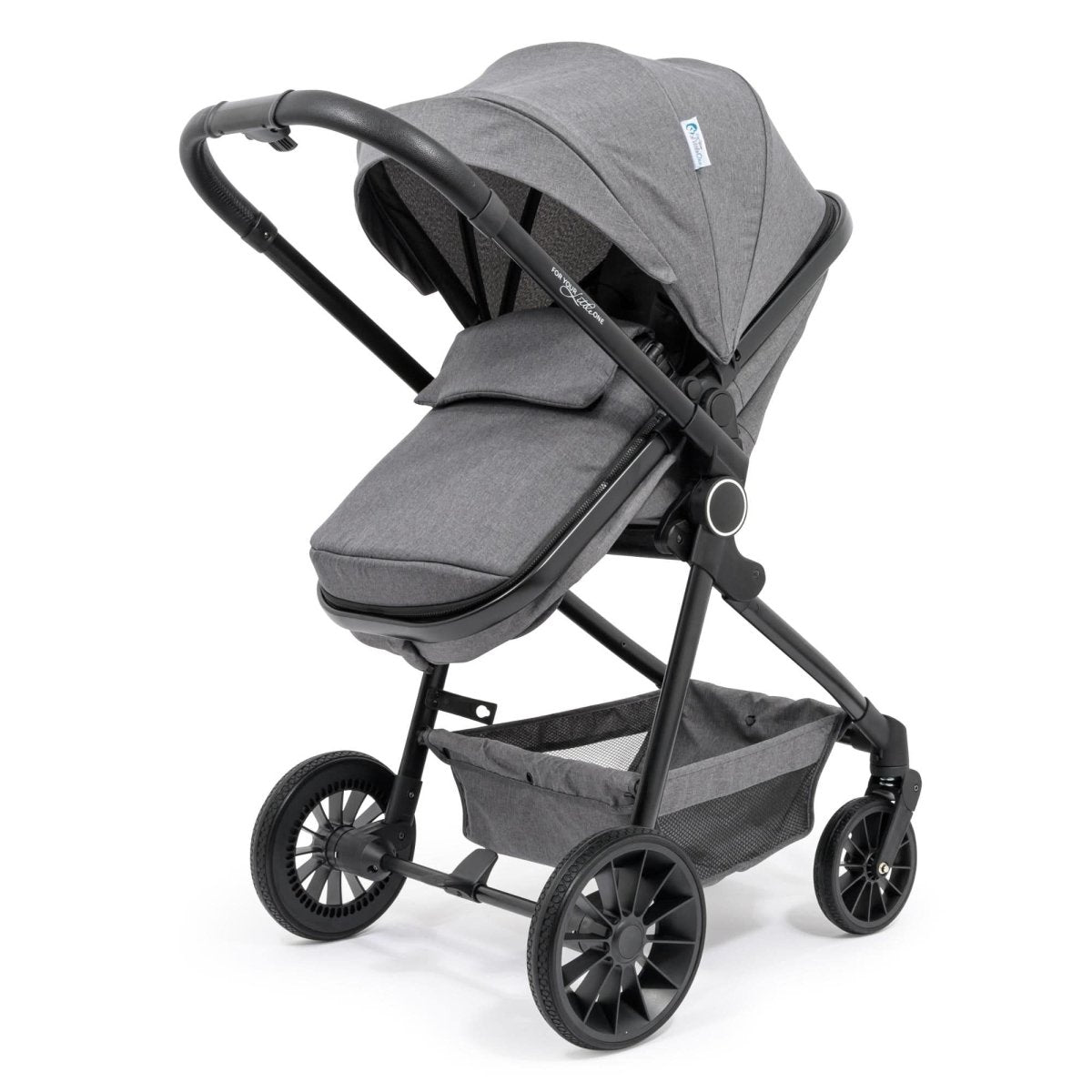 For Your Little One LITE 3 In 1 Travel System with i - Size Car Seat - Slate Grey - Clearance Grade A Return - For Your Little One