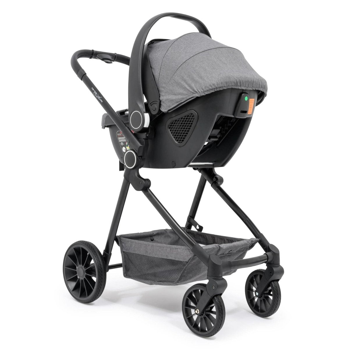 For Your Little One LITE 3 In 1 Travel System with i - Size Car Seat - Slate Grey - Clearance Grade A Return - For Your Little One
