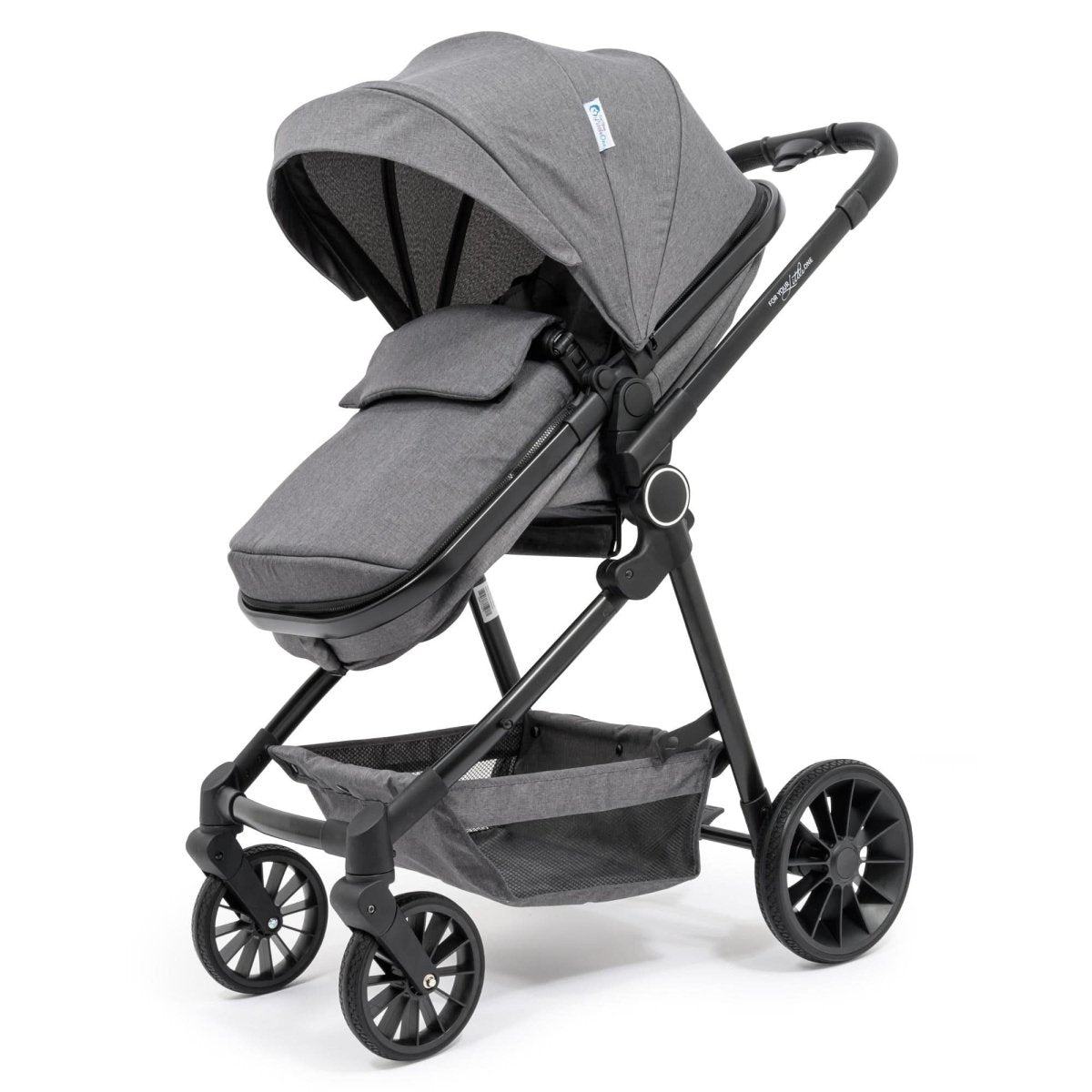 For Your Little One LITE 3 In 1 Travel System with i - Size Car Seat - Slate Grey - Clearance Grade A Return - For Your Little One