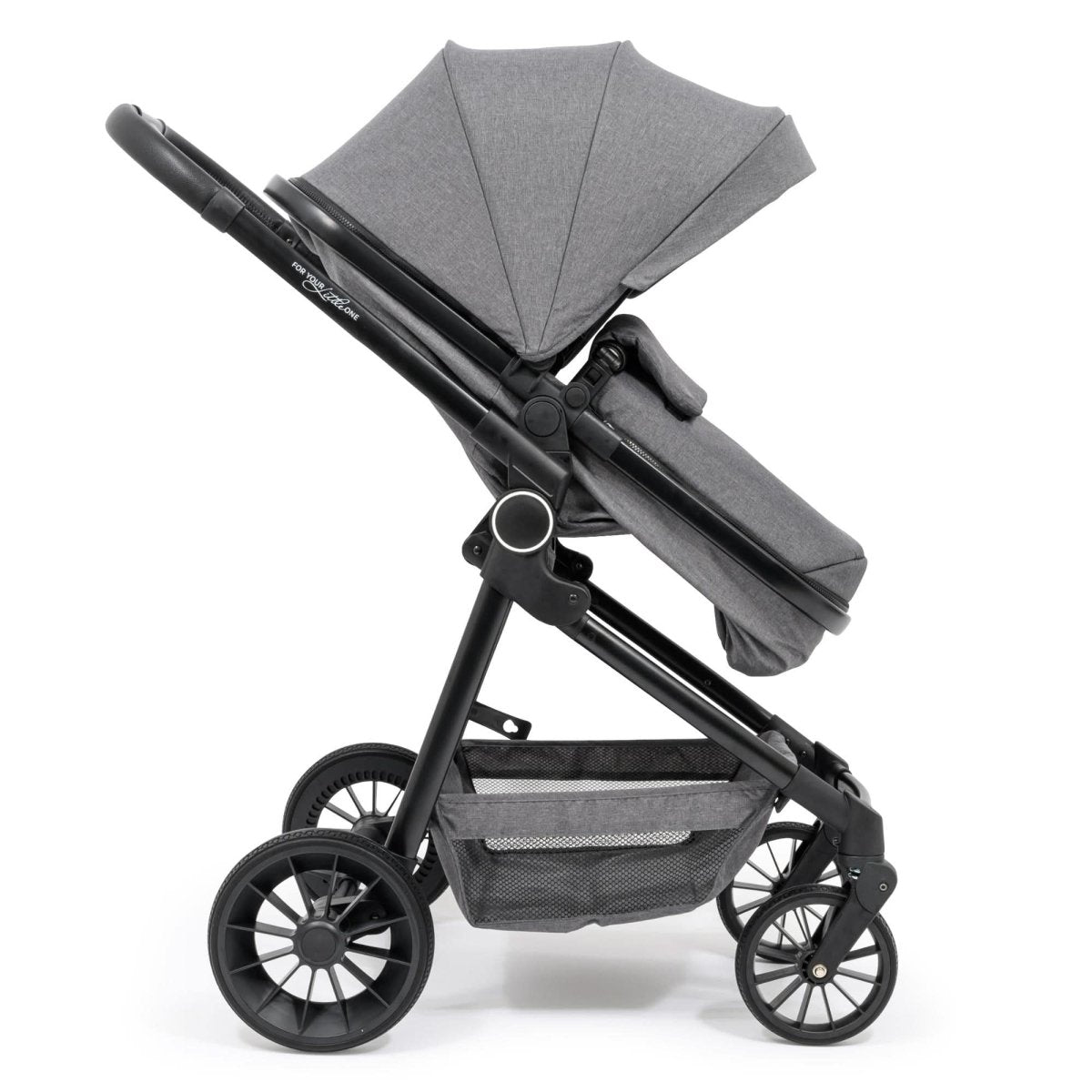 For Your Little One LITE 3 In 1 Travel System with i - Size Car Seat - Slate Grey - Clearance Grade A Return - For Your Little One