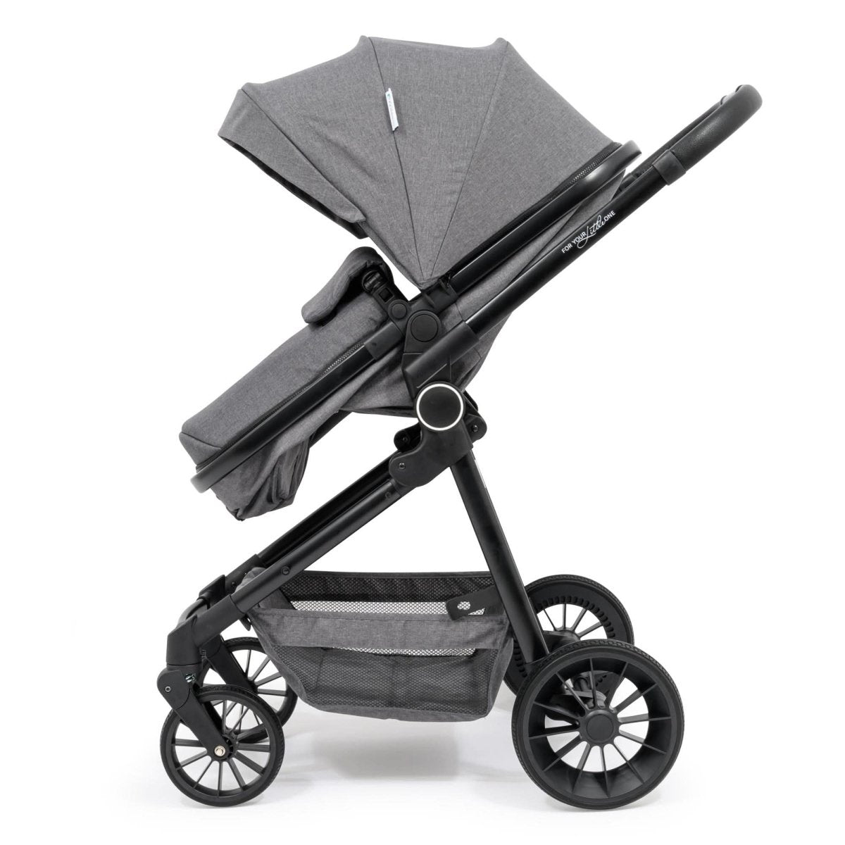 For Your Little One LITE 3 In 1 Travel System with i - Size Car Seat - Slate Grey - Clearance Grade A Return - For Your Little One