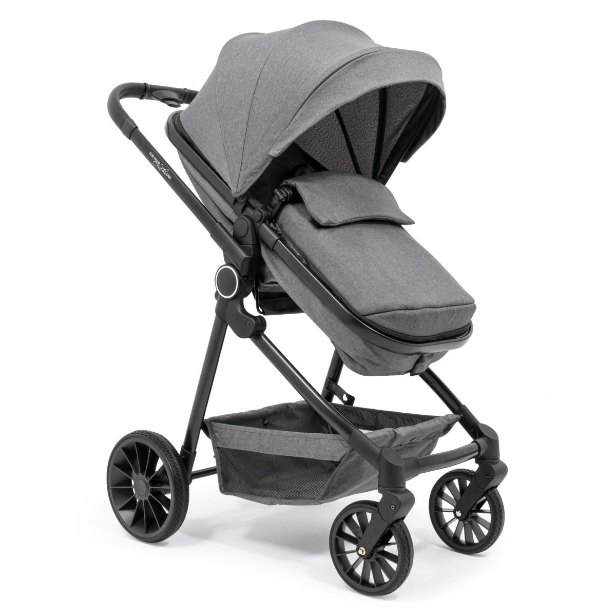 For Your Little One LITE 3 In 1 Travel System with i - Size Car Seat - Slate Grey - Clearance Grade A Return - For Your Little One
