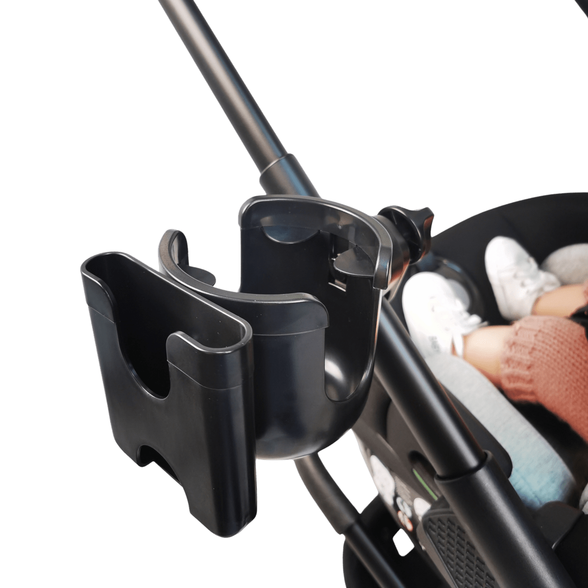 For Your Little One Qubi Infant Car Seat & Stroller 7 Piece Bundle - Eclipse Black - For Your Little One
