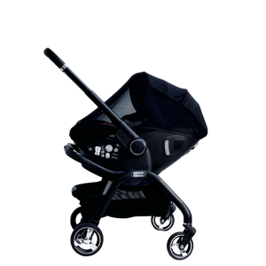 For Your Little One Qubi Infant Car Seat & Stroller 7 Piece Bundle - Eclipse Black - For Your Little One