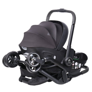For Your Little One Qubi Infant Car Seat & Stroller 7 Piece Bundle - Eclipse Black - For Your Little One
