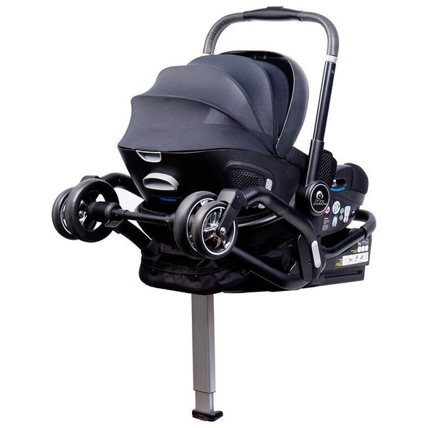 For Your Little One Qubi Infant Car Seat & Stroller 7 Piece Bundle - Eclipse Black - For Your Little One