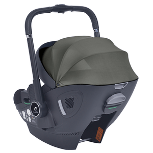 For Your Little One Qubi Infant Car Seat & Stroller 7 Piece Bundle - Olive Grey - For Your Little One