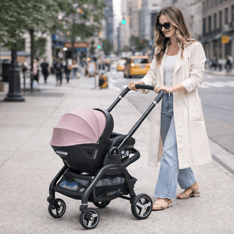 Qubi 5-in-1 Infant Car Seat Stroller – Compact Travel System