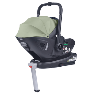 For Your Little One Qubi Infant Car Seat & Stroller 7 Piece Bundle - Sage Green - For Your Little One