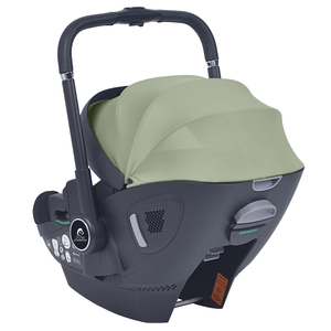 For Your Little One Qubi Infant Car Seat & Stroller 7 Piece Bundle - Sage Green - For Your Little One