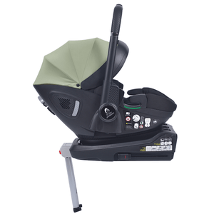 For Your Little One Qubi Infant Car Seat & Stroller 7 Piece Bundle - Sage Green - For Your Little One