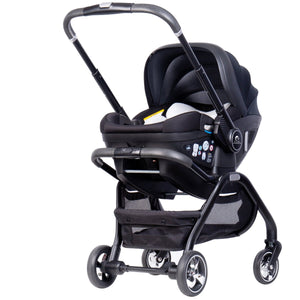 For Your Little One Qubi Infant Car Seat & Stroller & Base - Eclipse Black - For Your Little One