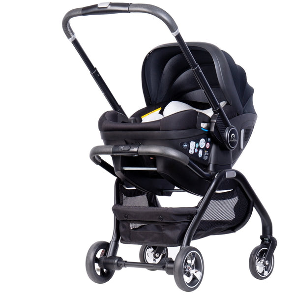 For Your Little One Qubi Infant Car Seat & Stroller & Base - Eclipse Black - For Your Little One