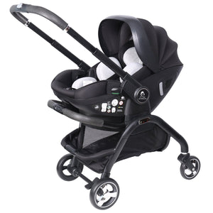 For Your Little One Qubi Infant Car Seat & Stroller & Base - Eclipse Black - For Your Little One