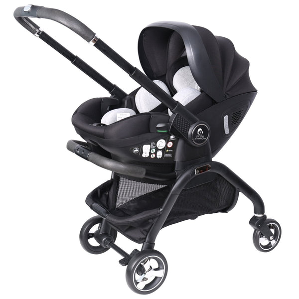For Your Little One Qubi Infant Car Seat & Stroller & Base - Eclipse Black - For Your Little One