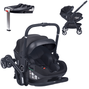 For Your Little One Qubi Infant Car Seat & Stroller & Base - Eclipse Black - For Your Little One