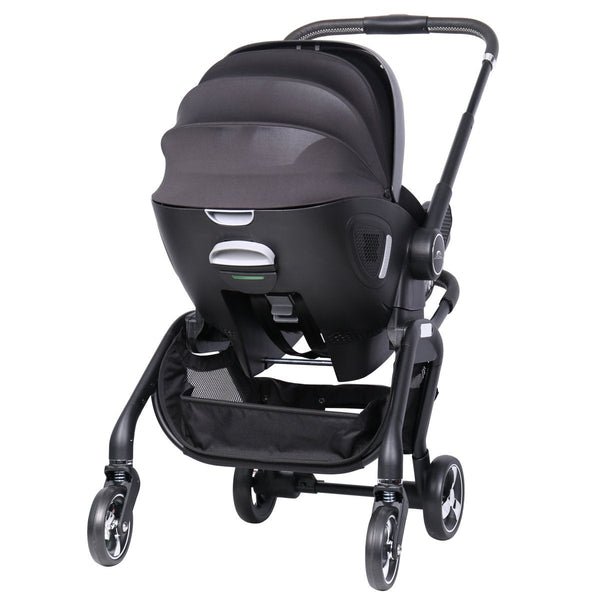 For Your Little One Qubi Infant Car Seat & Stroller & Base - Eclipse Black - For Your Little One
