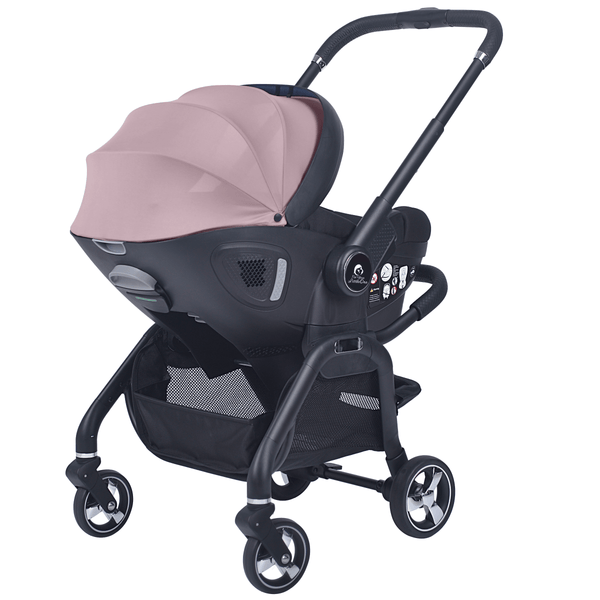 For Your Little One Qubi Infant Car Seat & Stroller - Pastel Pink - For Your Little One