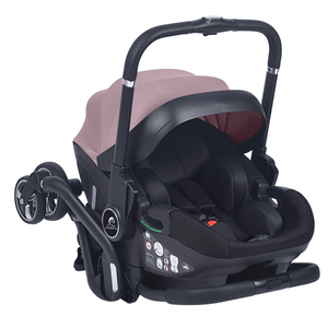 For Your Little One Qubi Infant Car Seat & Stroller - Pastel Pink - For Your Little One