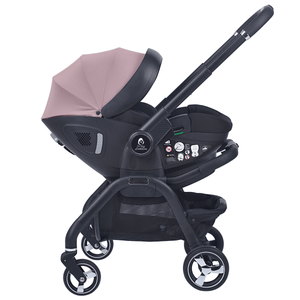 For Your Little One Qubi Infant Car Seat & Stroller - Pastel Pink - For Your Little One