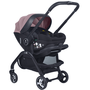 For Your Little One Qubi Infant Car Seat & Stroller - Pastel Pink - For Your Little One