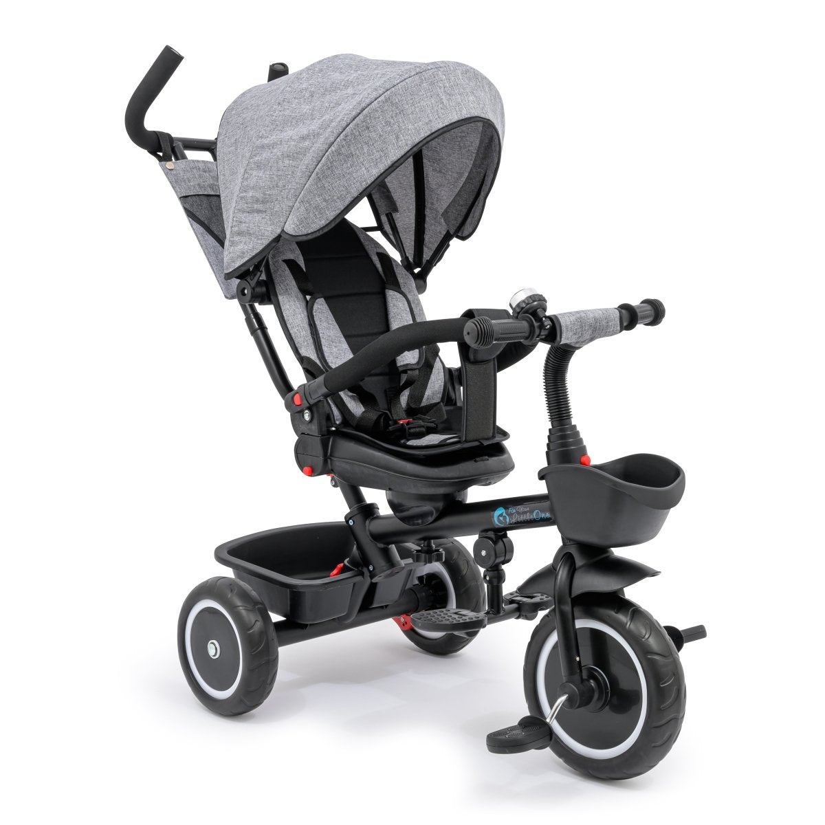 Foryourlittleone 4 in 1 Trike V3 - Grey (9m - 5y) - For Your Little One