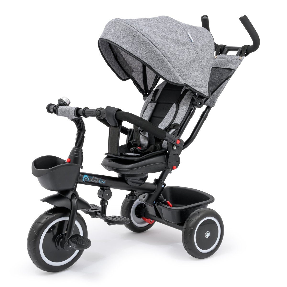 Foryourlittleone 4 in 1 Trike V3 - Grey (9m - 5y) - For Your Little One