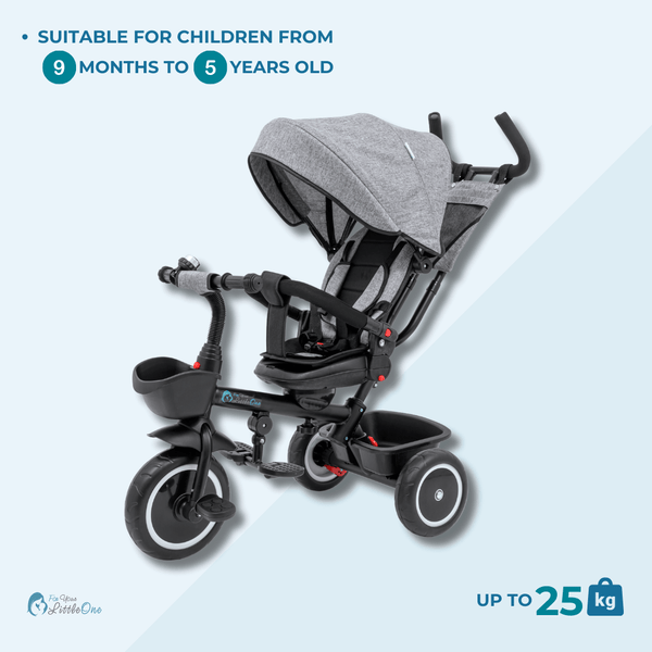 Foryourlittleone 6 in 1 Trike V3 - Blue (9 months - 5 years) - For Your Little One