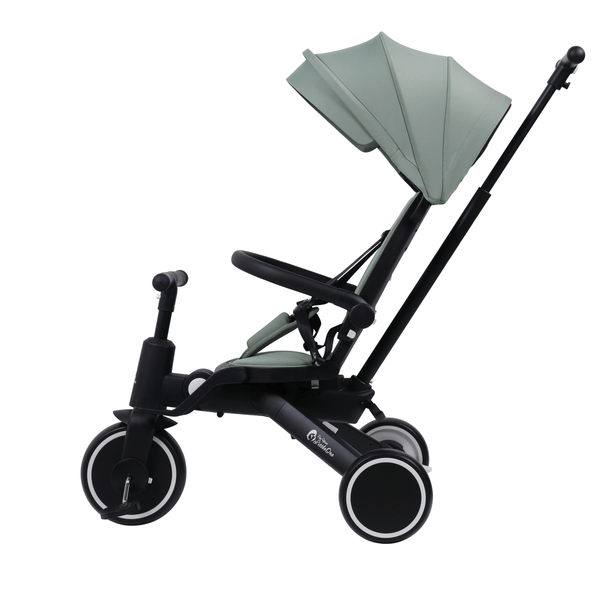 Foryourlittleone Xplor 6 in 1 Foldable Trike - Green (10m - 5y) - For Your Little One