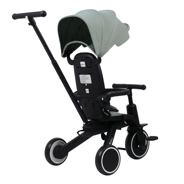 Foryourlittleone Xplor 6 in 1 Foldable Trike - Green (10m - 5y) - For Your Little One