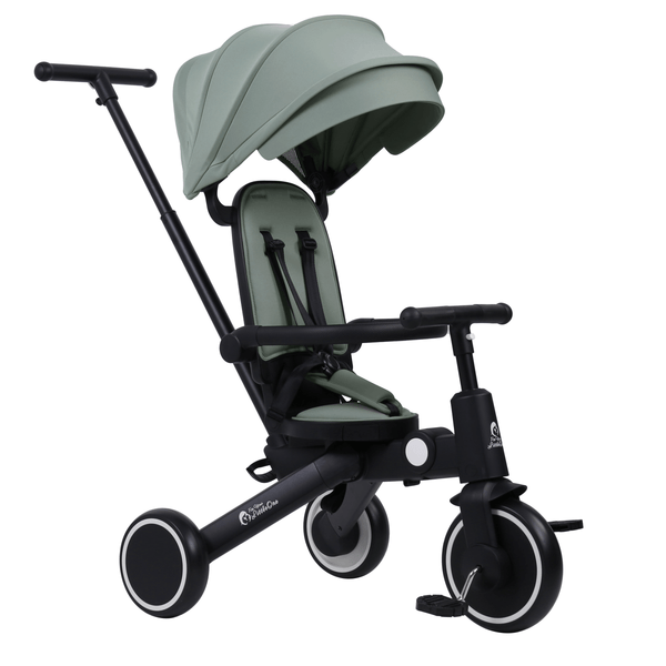 Foryourlittleone Xplor 6 in 1 Foldable Trike - Green (10m - 5y) - For Your Little One