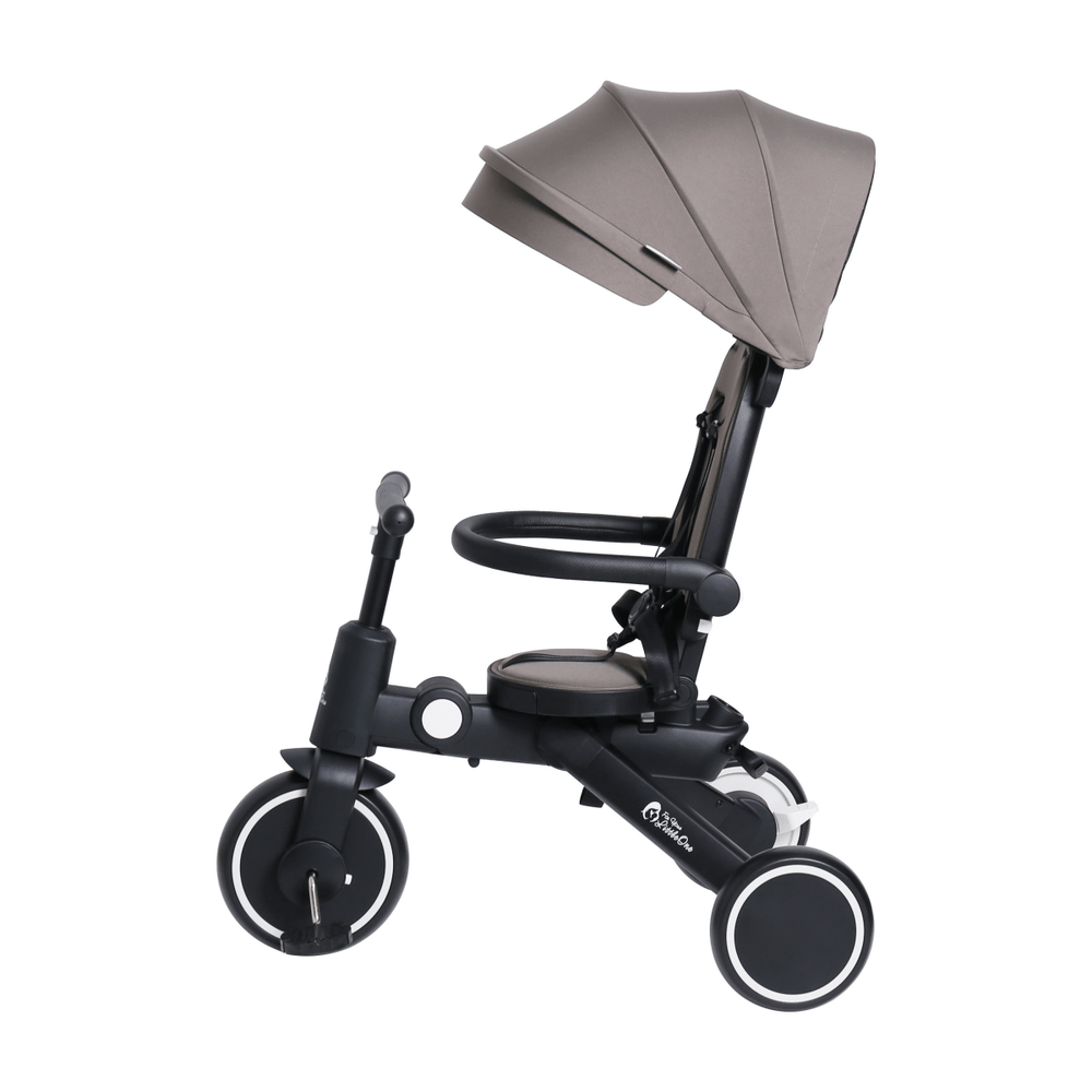 Foryourlittleone Xplor 6 in 1 Foldable Trike - Grey Olive (10m - 5y) - For Your Little One