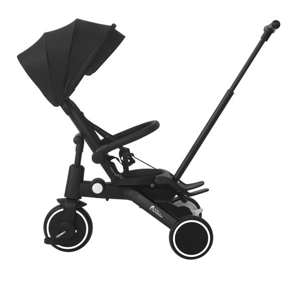 Foryourlittleone Xplor 6 in 1 Foldable Trike - Jet Black (10m - 5y) - For Your Little One